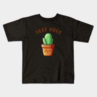 Free Hugs - Cactus Kids T-Shirt